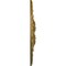 Ekena Millwork Bordeaux Deluxe Ceiling Medallion (Fits Canopies up to 4"), Hnd-Painted Gold, 23 5/8"OD x 3"ID x 2"P CM23BOGLS - alternate 3